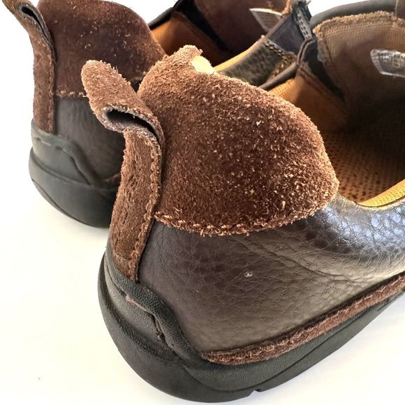 Skechers My Travel Streetcars Mens Leather Slip On Loafer Brown Oil Tanned Sz 8
